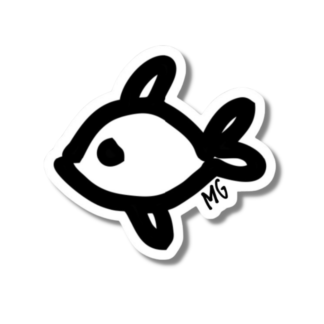 MG Logo (little fish) sticker